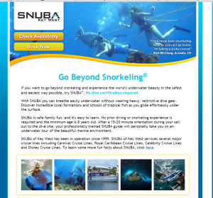 SNUBA in Key West